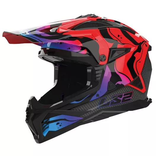 Ls2 Mx708 Fast 2 Wash Мотошлем Red Красный (размер: xs)