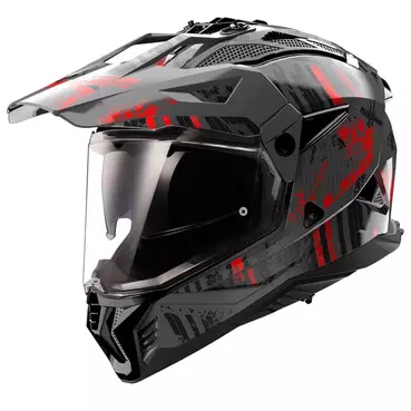 Ls2 Mx702 Pioneer 2 Crazy Мотошлем Red Красный