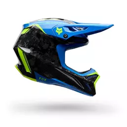 Fox V3 Rs Tactile Мотошлем Blue Синий