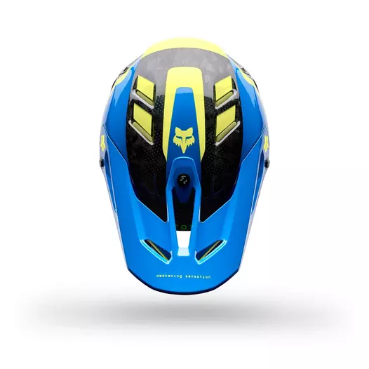 Fox V3 Rs Tactile Мотошлем Blue Синий