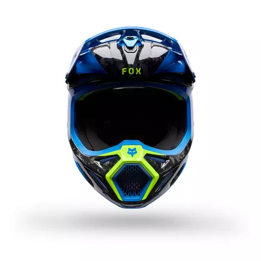 Fox V3 Rs Tactile Мотошлем Blue Синий