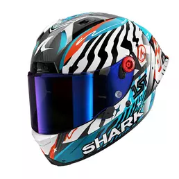Shark Aeron Gp Fim2 Speed-fancy Мотошлем Blue Синий
