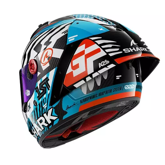 Shark Aeron Gp Fim2 Speed-fancy Мотошлем Blue Синий