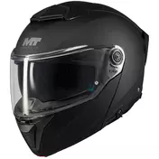 Mt Мотошлемs ATOM 2 SV PURE A1 Modular Motorcycle Мотошлем P/J Matte Black