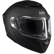 Mt Мотошлемs ATOM 2 SV PURE A1 Modular Motorcycle Мотошлем P/J Matte Black