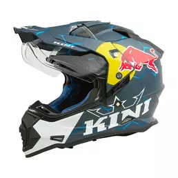 Kini Red Bull Adv 1.0 Мотошлем Blue White Синий