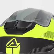 Acerbis SEREL 22.06 Double визор Modular Motorcycle Мотошлем, Black, Fluorescent Yellow