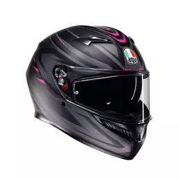 Agv K3 E2206 Syth Мотошлем Black Pink Matt Розовый