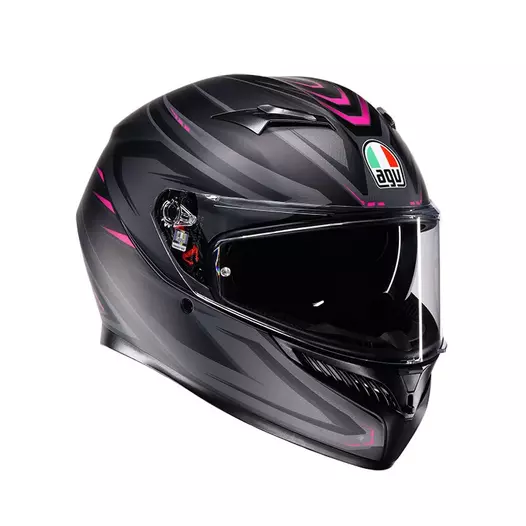 Agv K3 E2206 Syth Мотошлем Black Pink Matt Розовый (размер: 2xl)