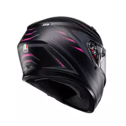 Agv K3 E2206 Syth Мотошлем Black Pink Matt Розовый