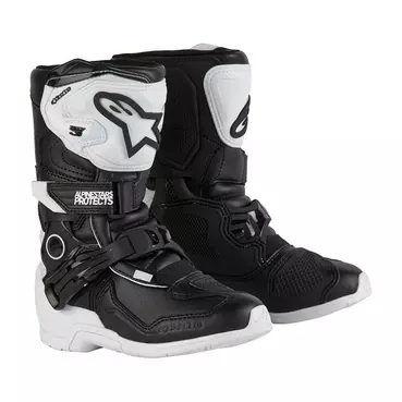 Alpinestars Tech 3s Kids мотоботинки White Black Черный