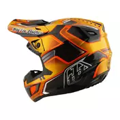 Troy Lee Designs Se5 Carbon Crest Мотошлем Gold Золотистый