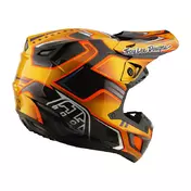 Troy Lee Designs Se5 Carbon Crest Мотошлем Gold Золотистый