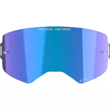 Alpinestars Supertech Motocross Мотошлем Replacement Lens Blue Mirror