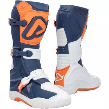 ACERBIS X-TEAM 2.0 Motocross мотоботинки Blue/Orange