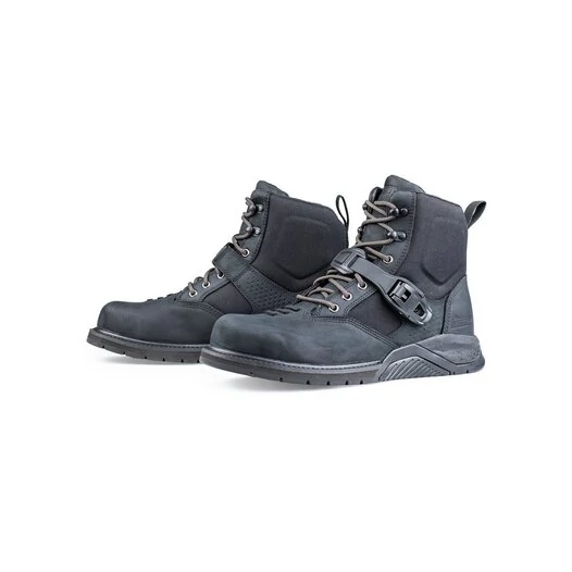 Icon SD6 WP CE Black (Super Duty) мотоботы черные
