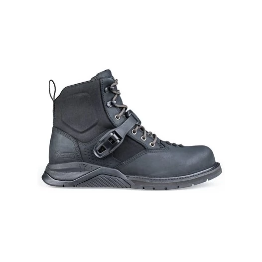 Icon SD6 WP CE Black (Super Duty) мотоботы черные