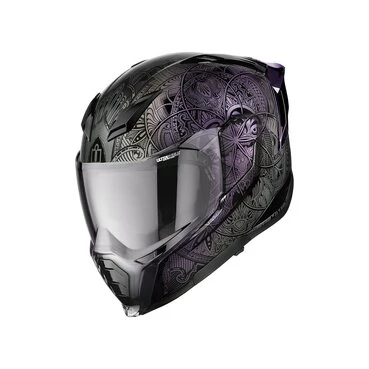 Icon UltraFlite Opal Mandala Purple мотошлем фиолетовый