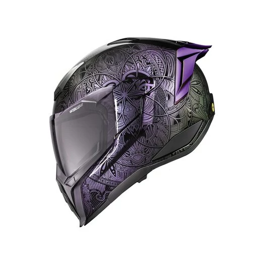 Icon UltraFlite Opal Mandala Purple мотошлем фиолетовый