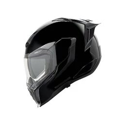 Icon UltraFlite Gloss Black мотошлем черный