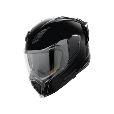 Icon UltraFlite Gloss Black мотошлем черный