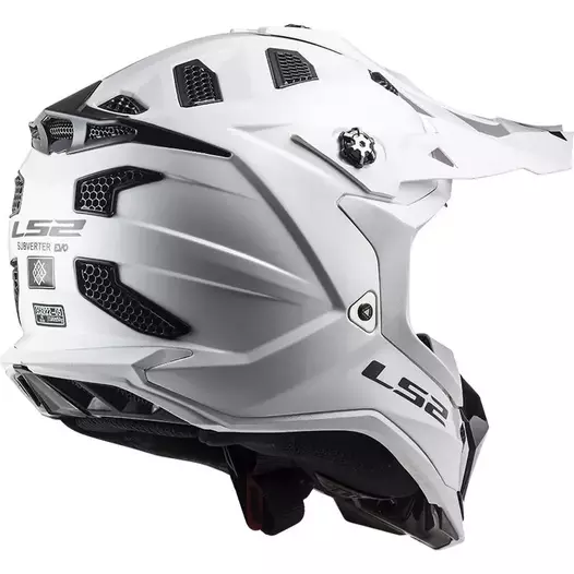 Ls2 Mx700 Subverter Evo 2 Solid Мотошлем White Белый