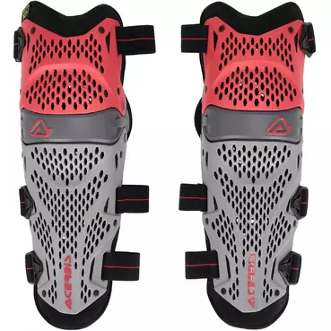 Acerbis Impact Pro Motocross Enduro Knee Brace Red Grey