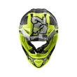Шлем детский LS2 MX437 FAST II MINI CRUSHER черный желтый
