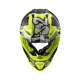 Шлем детский LS2 MX437 FAST II MINI CRUSHER черный желтый