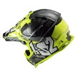 Шлем детский LS2 MX437 FAST II MINI CRUSHER черный желтый