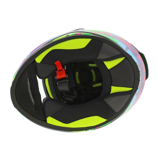 Шлем детский LS2 FF812 KID SVENT синий зеленый (размер: s)