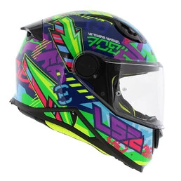 Шлем детский LS2 FF812 KID SVENT синий зеленый
