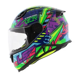 Шлем детский LS2 FF812 KID SVENT синий зеленый