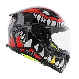 Шлем детский LS2 FF812 KID PUNK серый красный