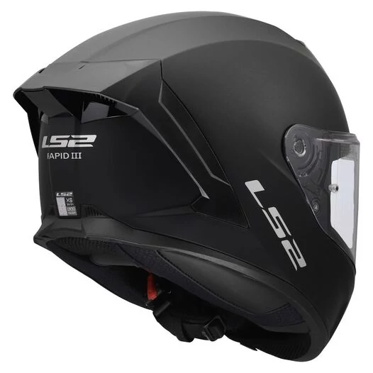 Шлем LS2 FF820 RAPID III SOLID матовый черный