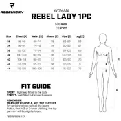 Rebelhorn REBEL Lady Black Gold Women's Leather Motorcycle мотоштаны