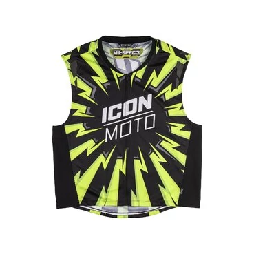 Icon Mil-Spec 3 Hi-Viz светоотражающий мотожилет желтый