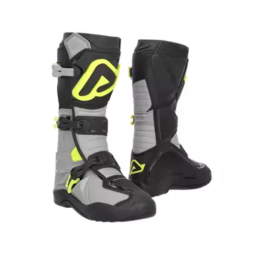 Acerbis X-team 2.0 мотоботинки Black Yellow Fluo Желтый