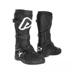 Acerbis X-team 2.0 мотоботинки Black White Черный