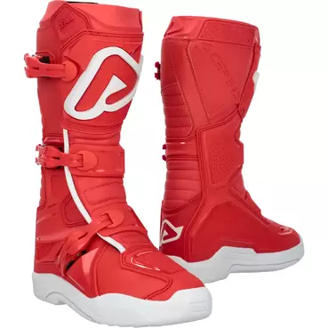 ACERBIS X-TEAM 2.0 Motocross мотоботинки Red/White
