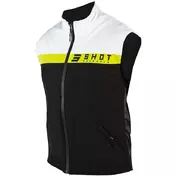 Gillet Moto Cross Shot Bodywarmer lite 2.0 Black Yellow Fluo