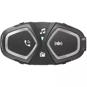 CellularLine CONNECT HD Bluetooth Motorcycle Intercom (Motorcycle/Motorcycle) Single
