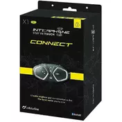 CellularLine CONNECT HD Bluetooth Motorcycle Intercom (Motorcycle/Motorcycle) Single
