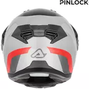 Acerbis Rider P/J Multi Modular Motorcycle Мотошлем Grey Red