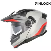 Acerbis Rider P/J Multi Modular Motorcycle Мотошлем Grey Red