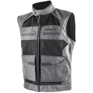 Seventy Degrees SD-S3 SCIROCCO Motorcycle жилет Black Grey