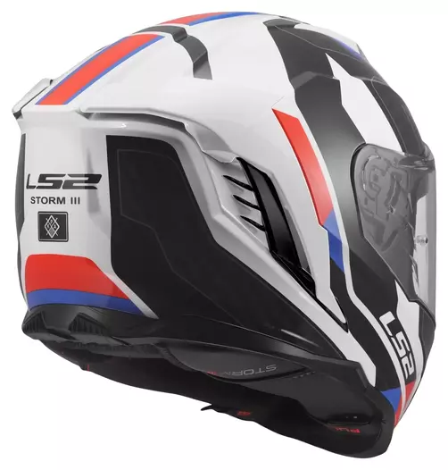 FF818 Storm III Sporty White, Blue, Red