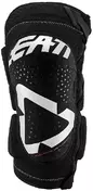 Moto Cross Enduro Knee Pads Leatt 3DF 5.0 Zip White Black