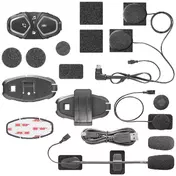 CellularLine CONNECT HD Bluetooth Motorcycle Intercom Pair (Motorcycle/Motorcycle) Pair Kit