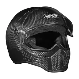 Simpson M30 Carbon Мотошлем Black Черный